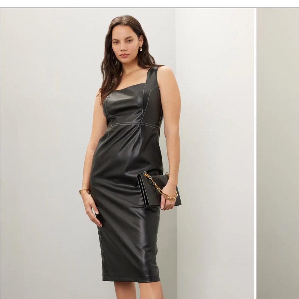RTR- Bibhu Mohapatra Elegant Black Sleeveless Dress
